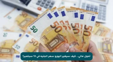 تحول مالي.. كيف سيغير اليورو سعر الجنيه في 13 سبتمبر؟